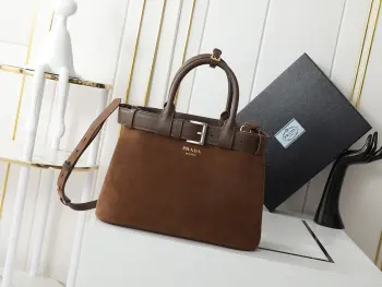 1BA434 小号绒面麂皮手提包 斜挎包 高仿普拉达女包