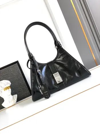 1BG563 油腊皮 单肩背包 高仿普拉达女包