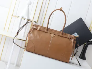 1BA433 Lux Soft油腊皮 手提斜挎包 高仿普拉达女包