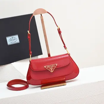 1BD345 漆皮腋下包 单肩背包 高仿普拉达女包