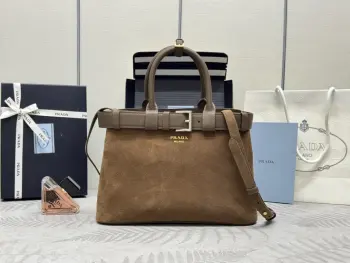 1BA434 小号绒面麂皮 手提包 斜挎包 高仿普拉达女包