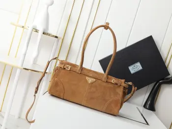 1BA426 绒面LuxSoft手袋小号 单肩背包 高仿普拉达女包