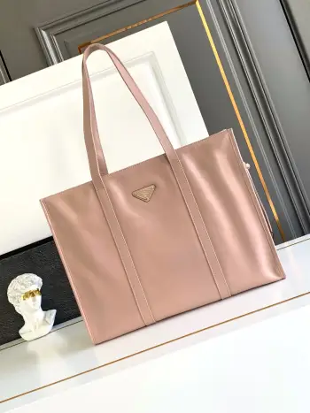 1BG460 新款油腊皮托特包 单肩背包 高仿普拉达女包