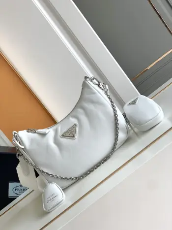 1BH204 羊皮三合一 单肩包 斜挎包 高仿普拉达女包