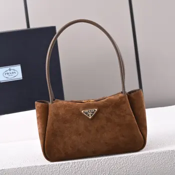 1BA444 Soft Grain Hobo腋下包 单肩背包 高仿普拉达女包