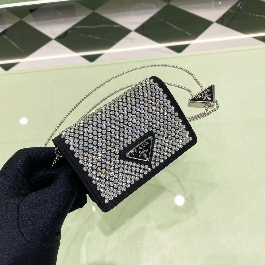普拉达 1MR024 Mini 水晶包 斜挎包