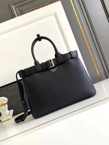 1BA417  DoubleBag中号购物袋  手提斜挎包 高仿普拉达女包