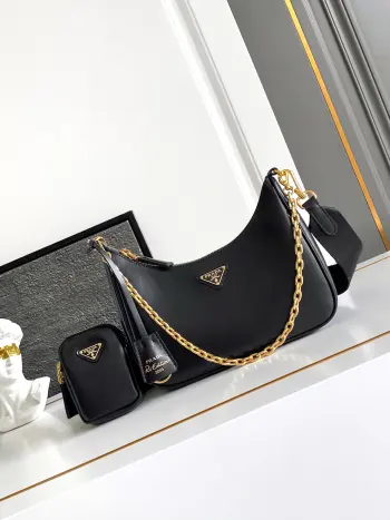 1BH204 Hoho手拎腋下包 斜挎包 高仿普拉达女包