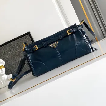 1BA215 LusSolf油腊皮斜跨包 高仿普拉达女包