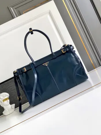 1BA433 LusSolf油腊皮 手提斜挎包 高仿普拉达女包