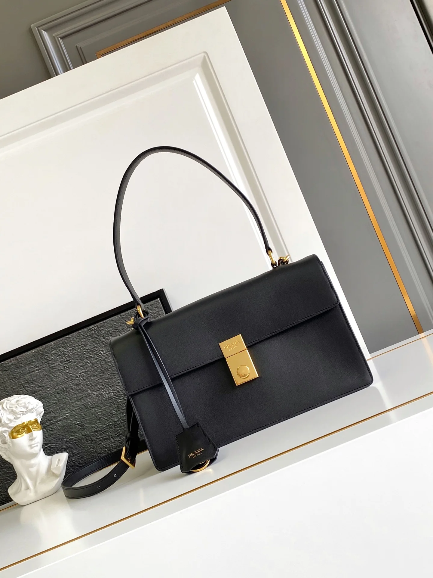 普拉达 1BN023 Soft Sound手袋 单肩背包 斜挎包