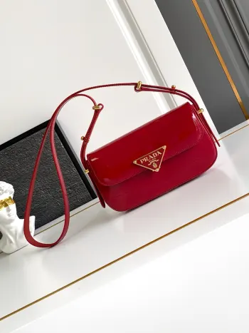 1BD339 亮皮单肩包 斜挎包 高仿普拉达女包