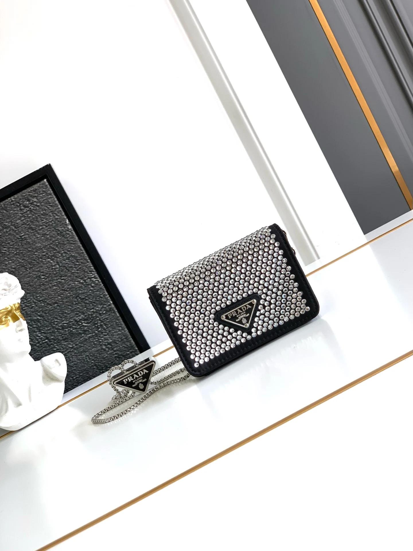 普拉达 1MR024 新品Mini水晶包 斜挎包