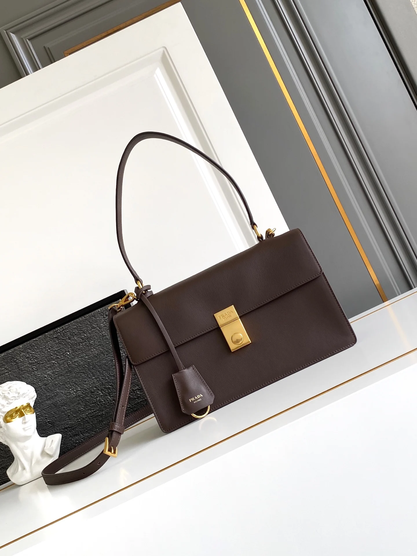 普拉达 1BN023 Soft Sound手袋 手提斜挎包