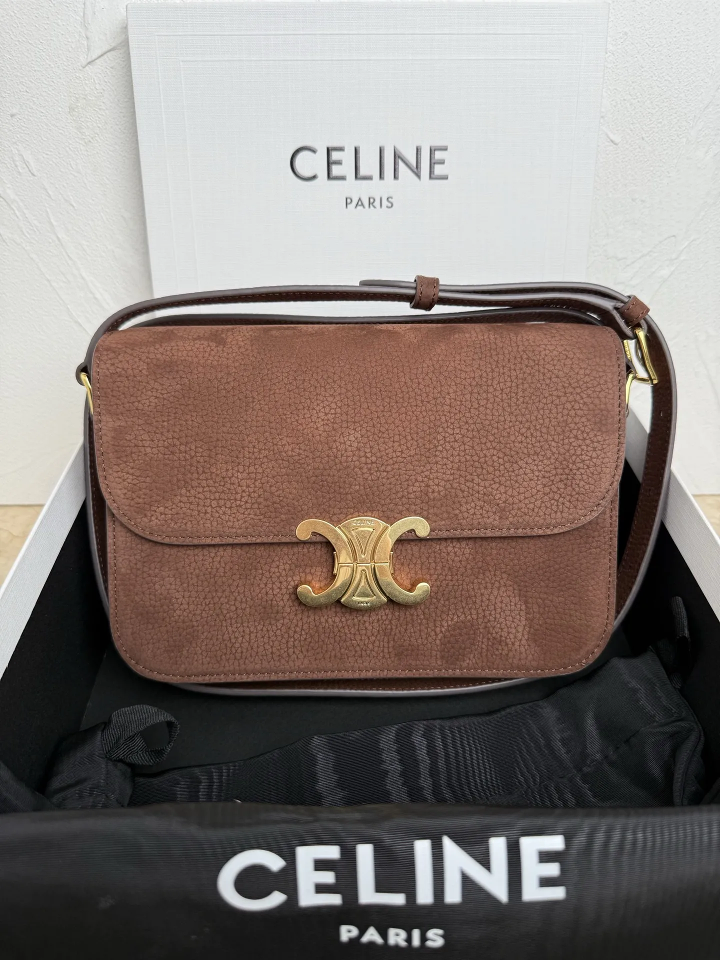 Celine 187366 Arc de Triomphe Crossbody Bag