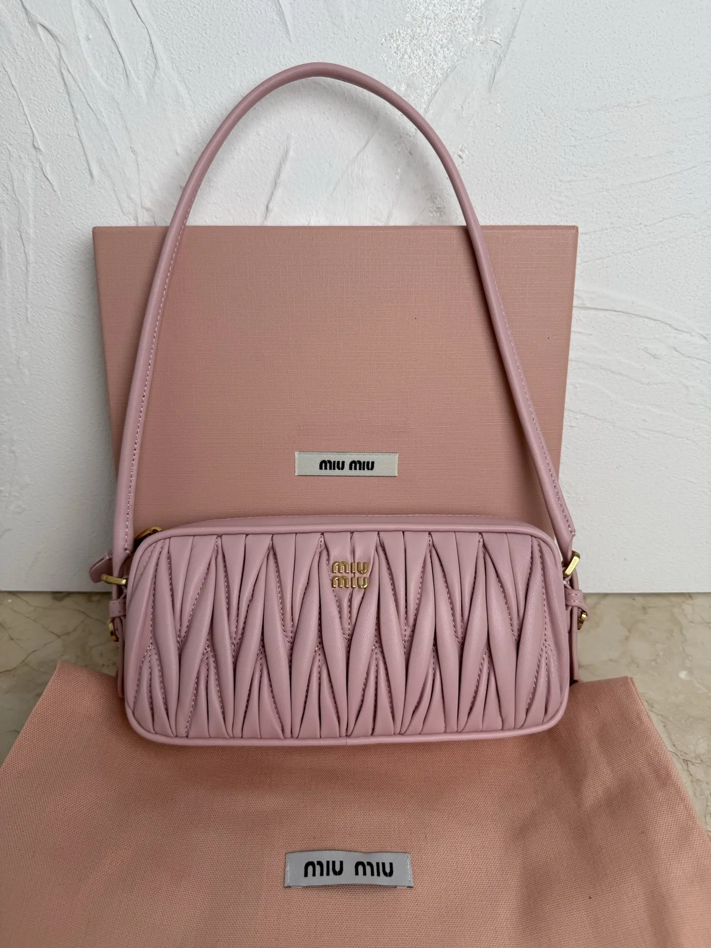 缪缪 5NE024 限量款麻将包 单肩包