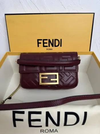 0191S Baguette Bag Iconic Baguette Mini Bag Crossbody Bag Replica Fendi womens bags