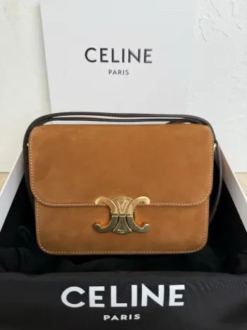 188423 TEEN TRIOMPHE Calfskin Handbag Crossbody Bag Replica Celine womens bags