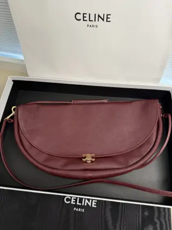 124142 Half-Moon Crossbody Bag Replica Celine womens bags