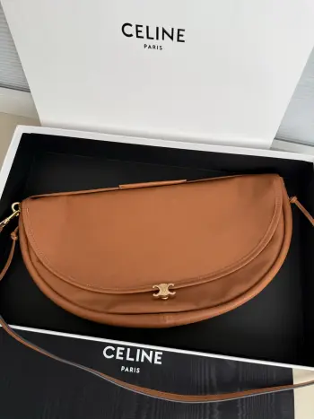 124142 Half-Moon Crossbody Bag Replica Celine womens bags