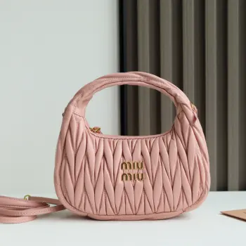 5BC125 麂绒皮手袋 斜挎包 高仿缪缪女包