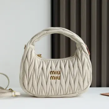 5BC125 麂绒皮手袋 斜挎包 高仿缪缪女包