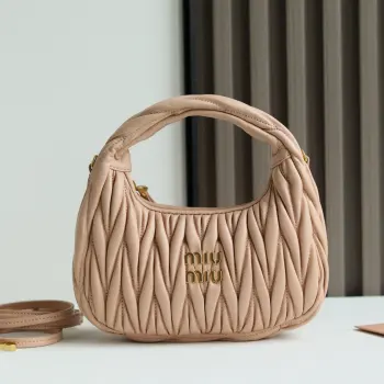 5BC125 Suede Leather Handbag Crossbody Bag Replica MIU MIU womens bags