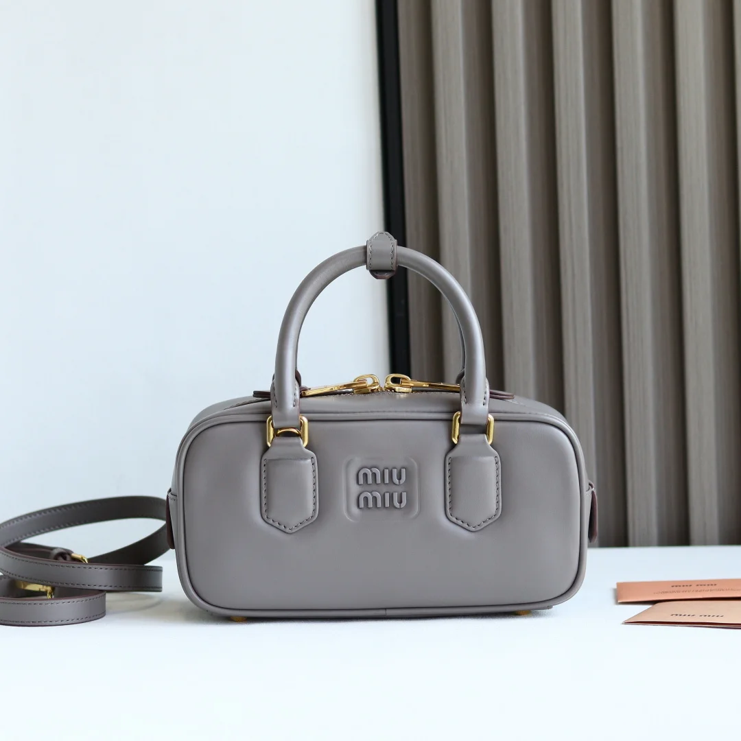 MIU MIU 5BB142 Bowling Bag Crossbody Bag