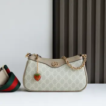 735132 Strawberry Pendant Bag Crossbody Bag Replica Gucci womens bags