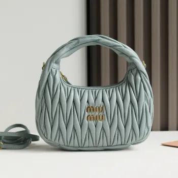 5BC125 麂绒皮手袋 斜挎包 高仿缪缪女包