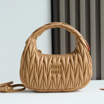 5BC125 麂绒皮手袋 斜挎包 高仿缪缪女包