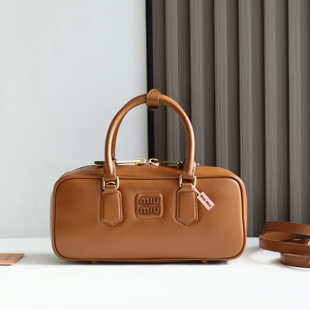 MIU MIU 5BB148 Bowling Bag Crossbody Bag