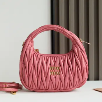 5BC125 麂绒皮手袋 斜挎包 高仿缪缪女包