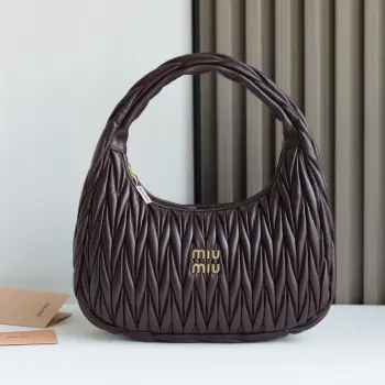 5BC108 复古磨砂绣花包 手提包 高仿缪缪女包