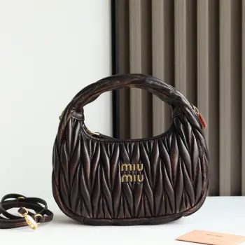 5BC125 Suede Leather Handbag Crossbody Bag Replica MIU MIU womens bags