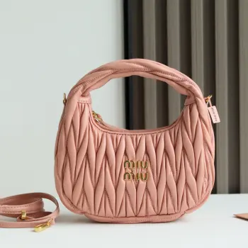 5BC125 麂绒皮手袋 斜挎包 高仿缪缪女包