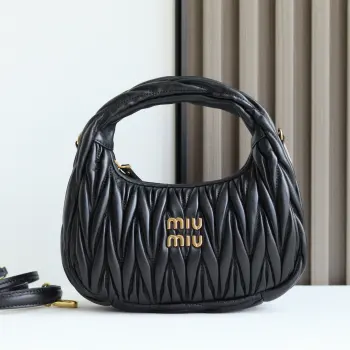 5BC125 Suede Leather Handbag Crossbody Bag Replica MIU MIU womens bags