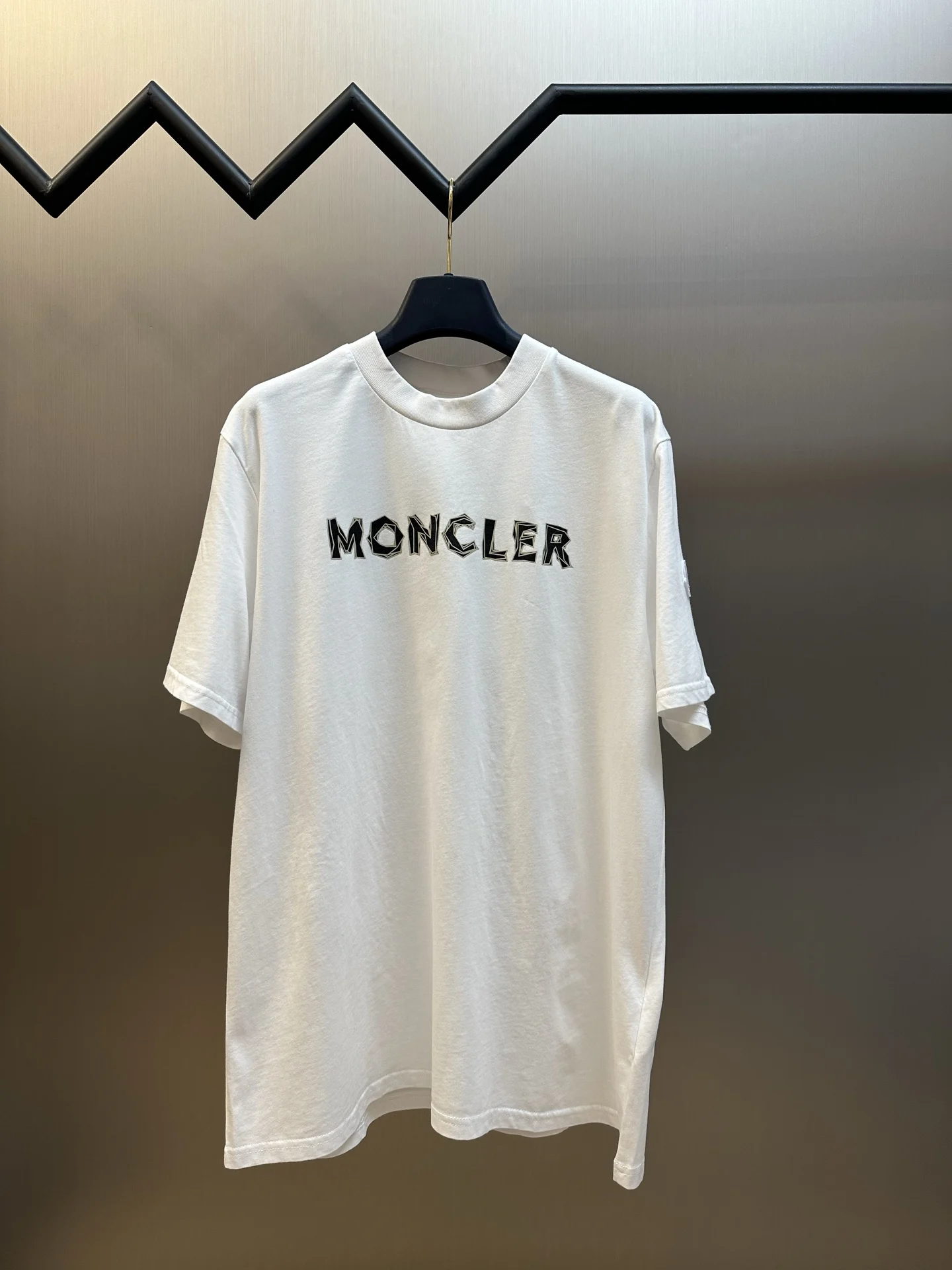 Moncler Crew neck logo-print short-sleeve T-shirt