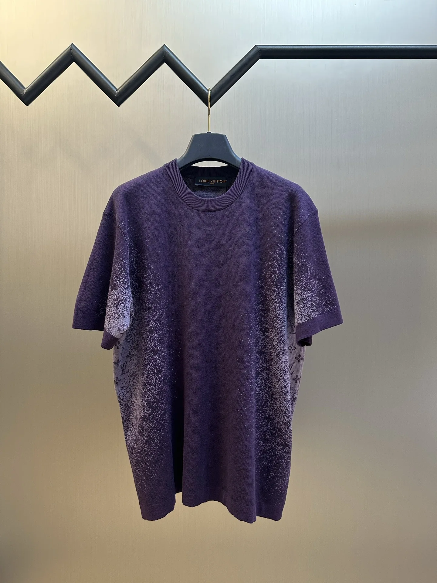 Louis Vuitton Purple Classic Monogram Gradient Short Sleeve T-shirt