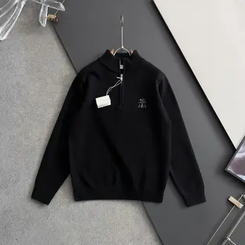 New autumn and winter unisex high-weight knitted wool cardigan Replica Brunello Cucinelli Knitwear and Sweaters