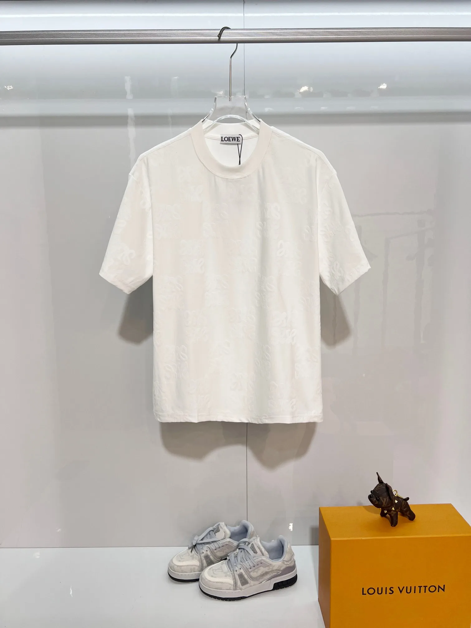 Loewe High-quality 320gsm crew neck short sleeve T-shirt
