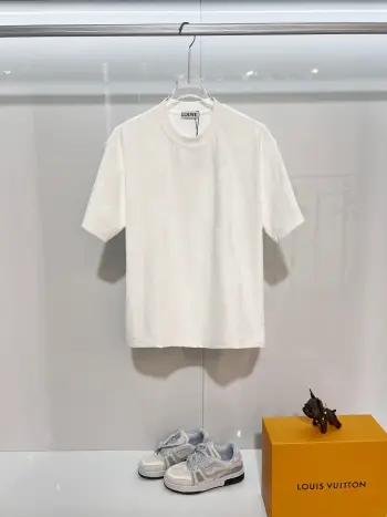 High-quality 320gsm crew neck short sleeve T-shirt Replica Loewe Tshirts and Polos