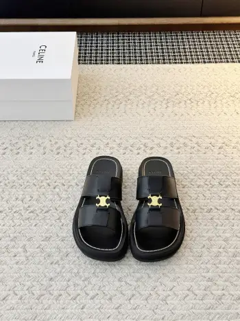 New Celine Vintage Roman Calfskin Sandals Replica Celine Womens Sandals and Slides