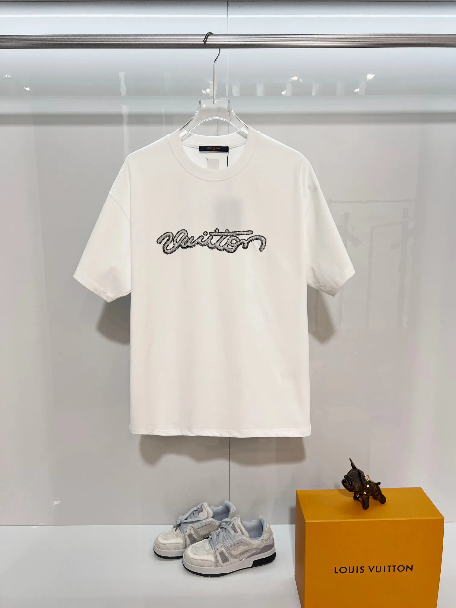 Louis Vuitton High-quality 320gsm crew neck short sleeve T-shirt
