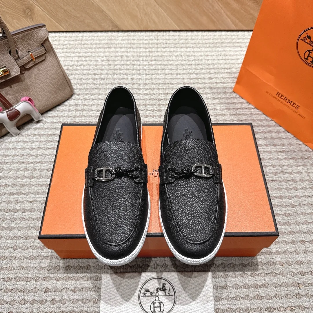 爱马仕 英伦复古秋冬乐福鞋 爱马仕 英伦复古秋冬乐福鞋