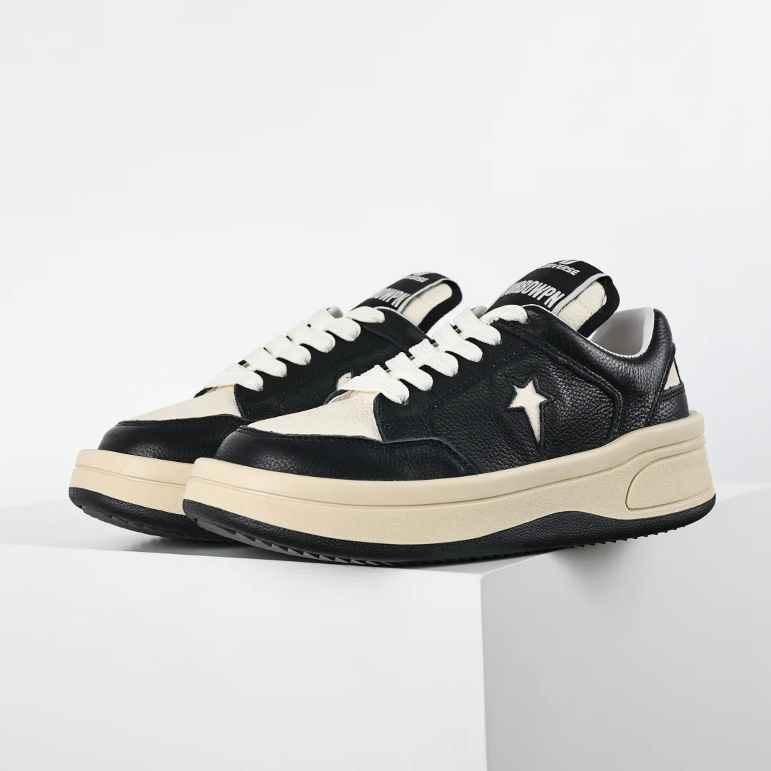 Rick Owens Platform High-Top Casual Sneakers