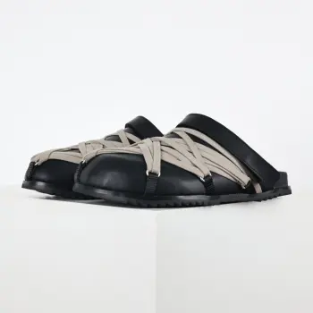 Crazy strappy Birkenstock sandals Replica Rick Owens Mens Sandals and Slides