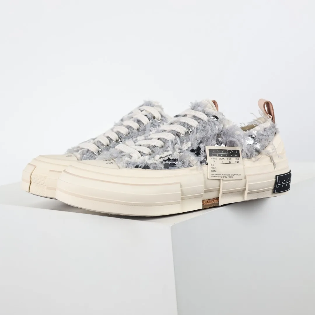 xVESSEL xVESSEL G.O.P. Low Vulcanized Beggar Shoes Casual Skate Shoes