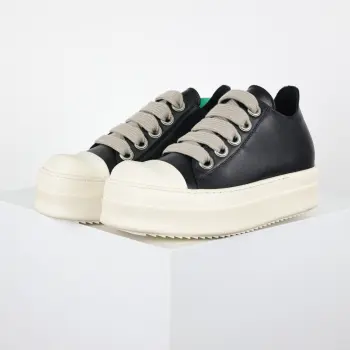 X1 Low-Top Leather Fashion Sneakers Casual Sneakers Replica Rick Owens Mens Casual and Sneakers