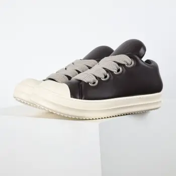 RO watermelon head brown bread shoes Replica Rick Owens Mens Sneakers